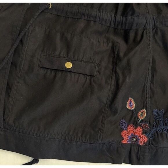 Johnny Was Los Angeles Sz Small Frankie Army Jacket NWT Floral Embroidered - Picture 4 of 16